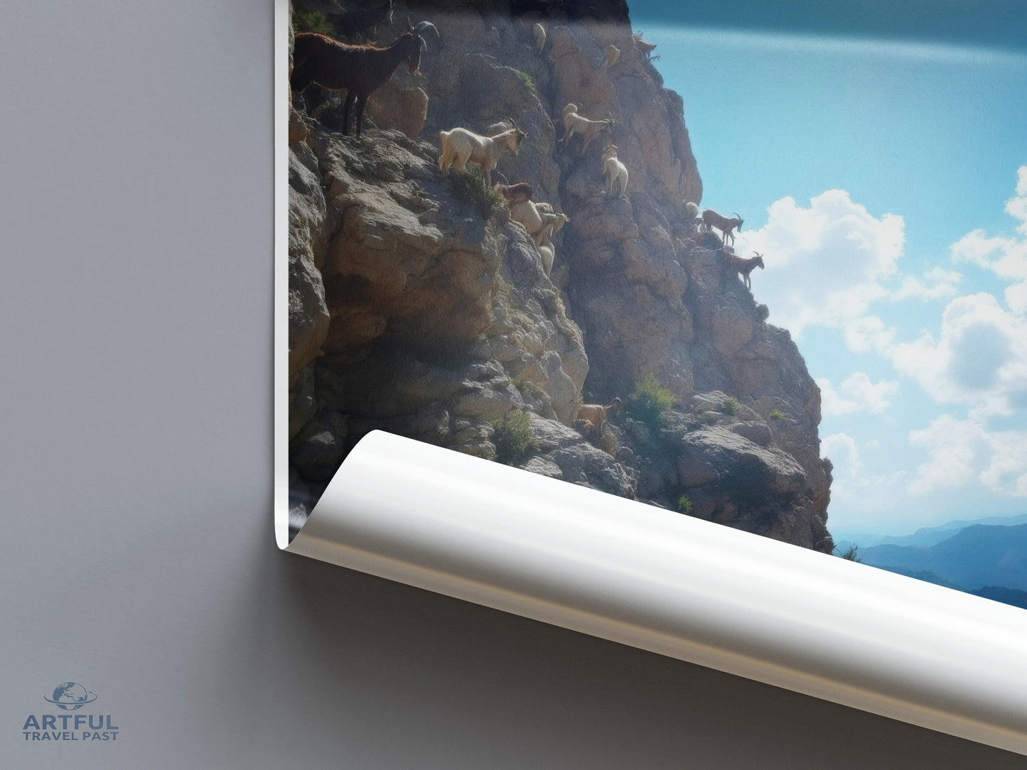 Samaria Gorge poster - Greece Wall Art
