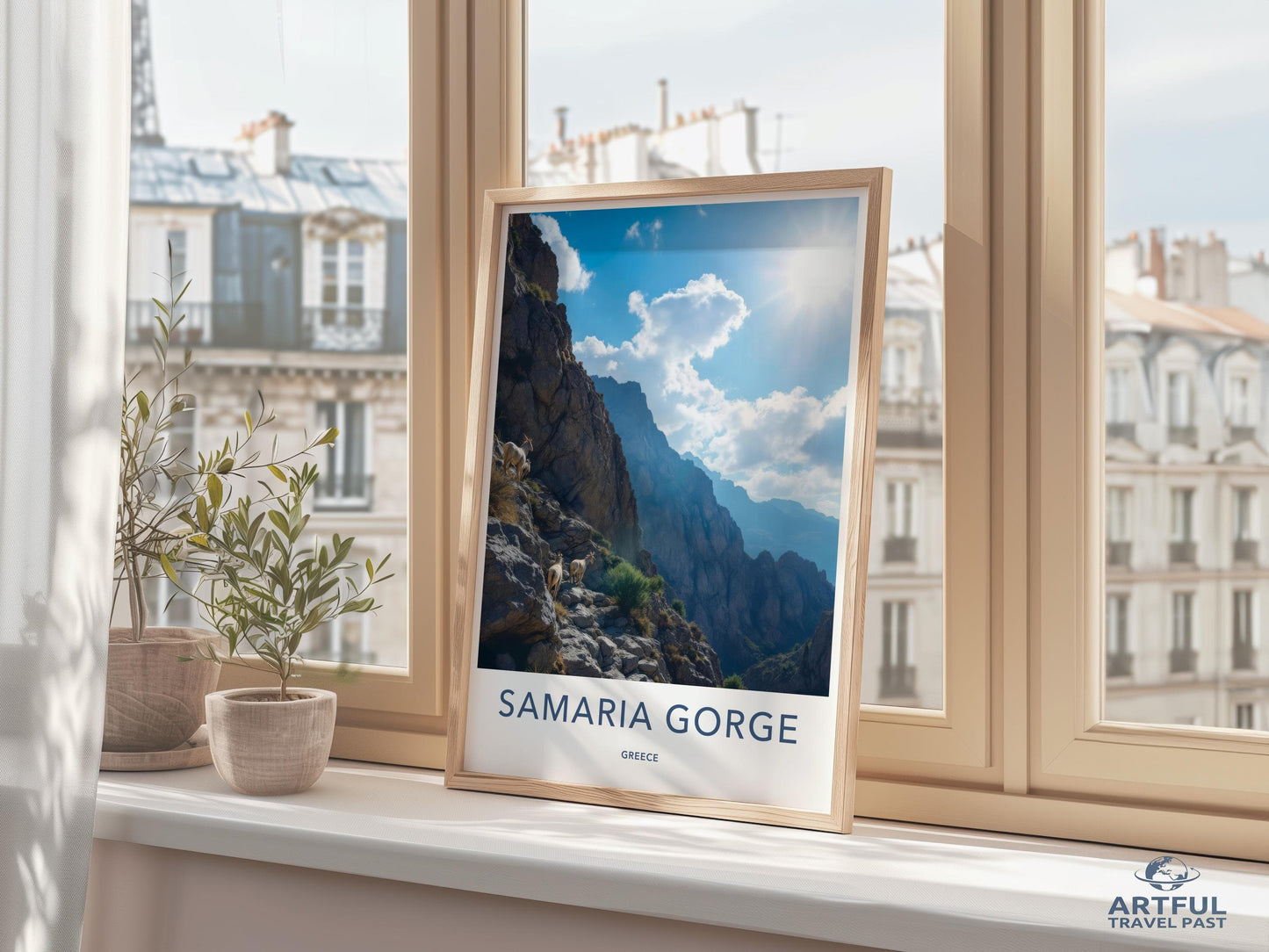 Samaria Gorge poster - Greece Wall Art
