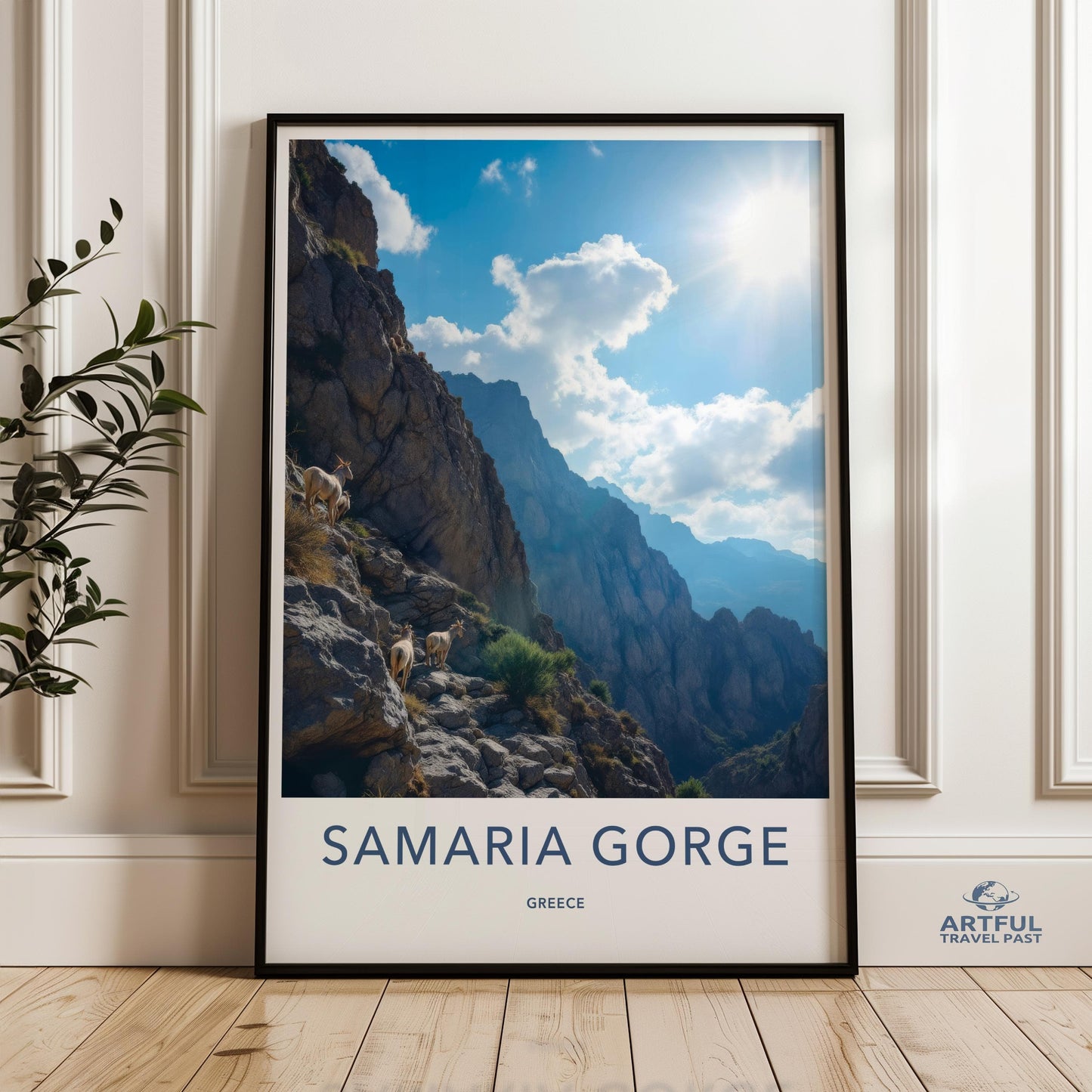 Samaria Gorge poster - Greece Wall Art