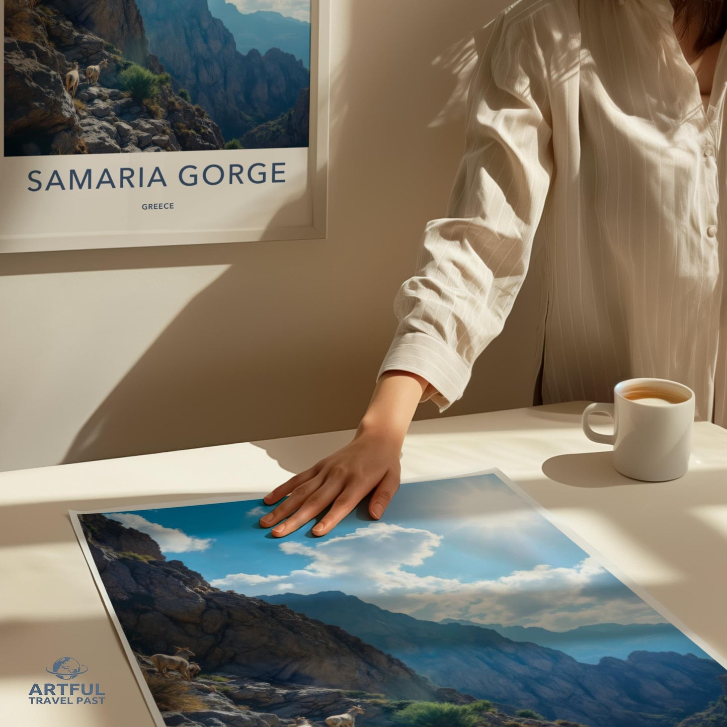 Samaria Gorge poster - Greece Wall Art