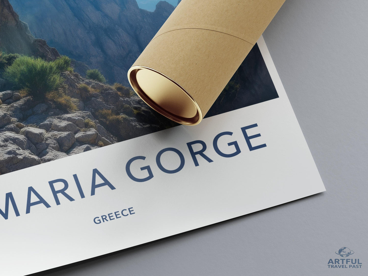 Samaria Gorge poster - Greece Wall Art