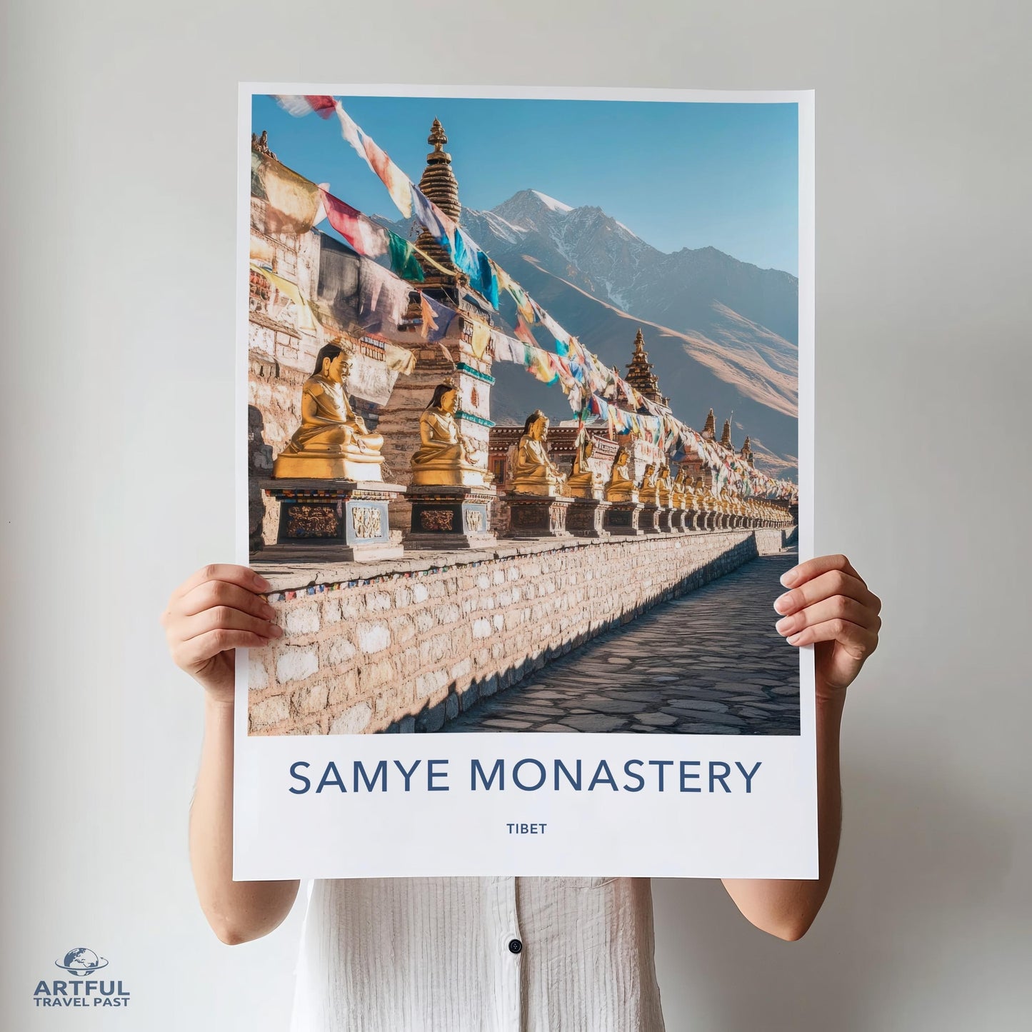 Samye Monastery Poster - Tibet Wall Art