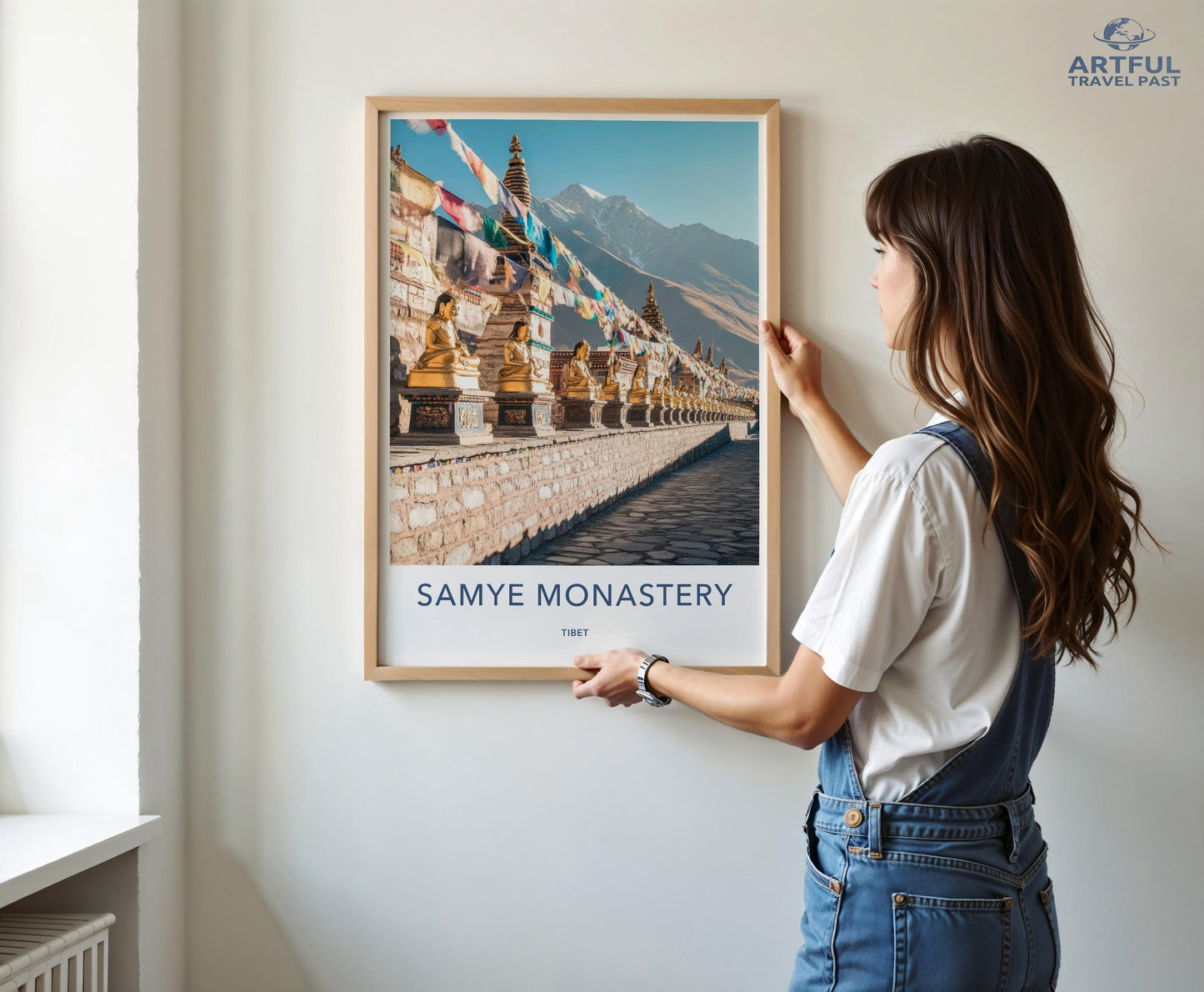 Samye Monastery Poster - Tibet Wall Art