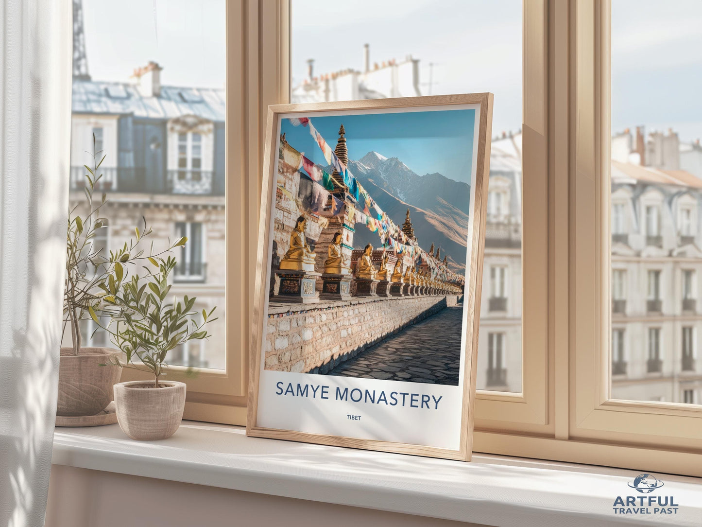 Samye Monastery Poster - Tibet Wall Art