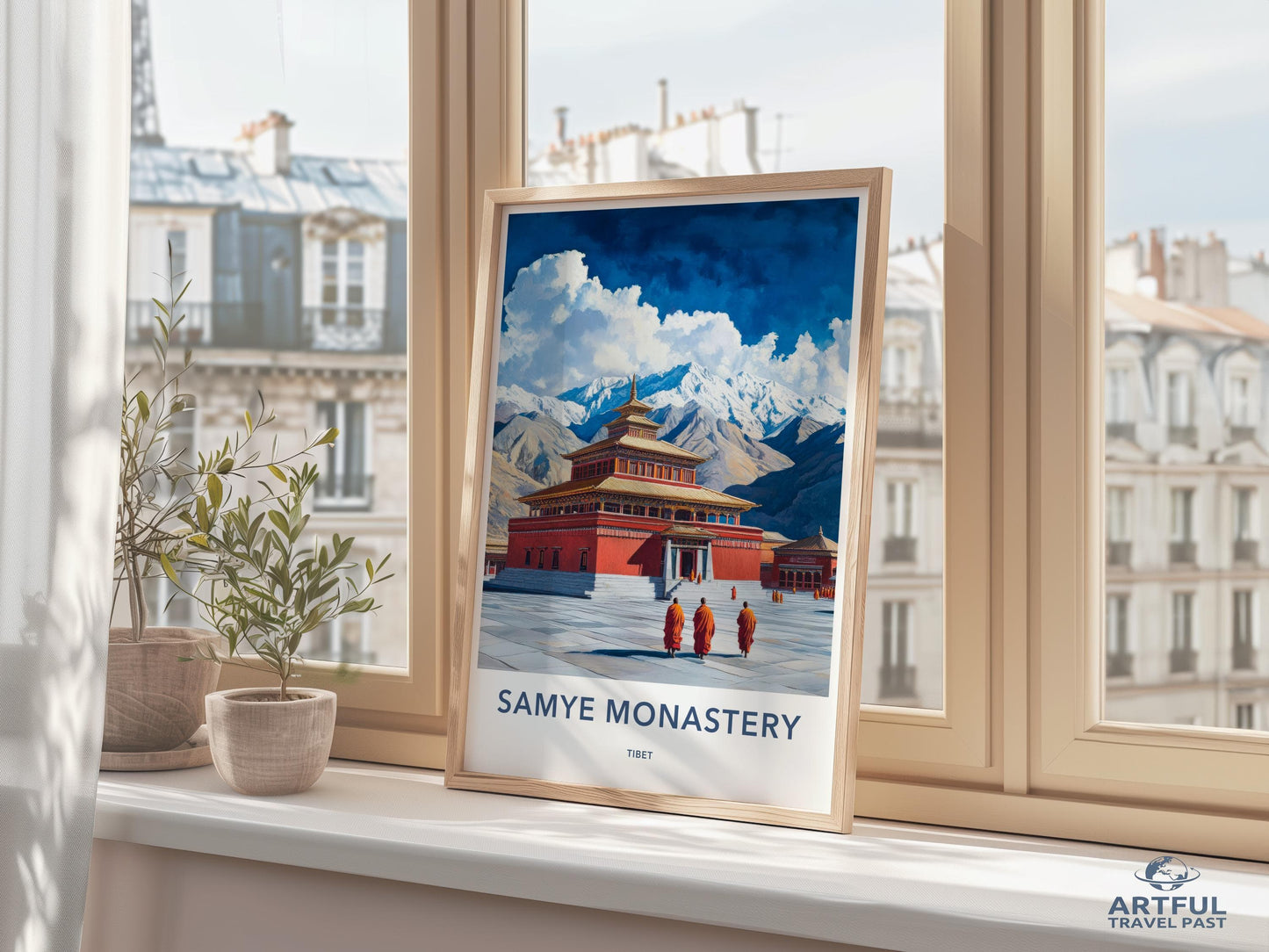 Samye Monastery Poster - Tibet Wall Art