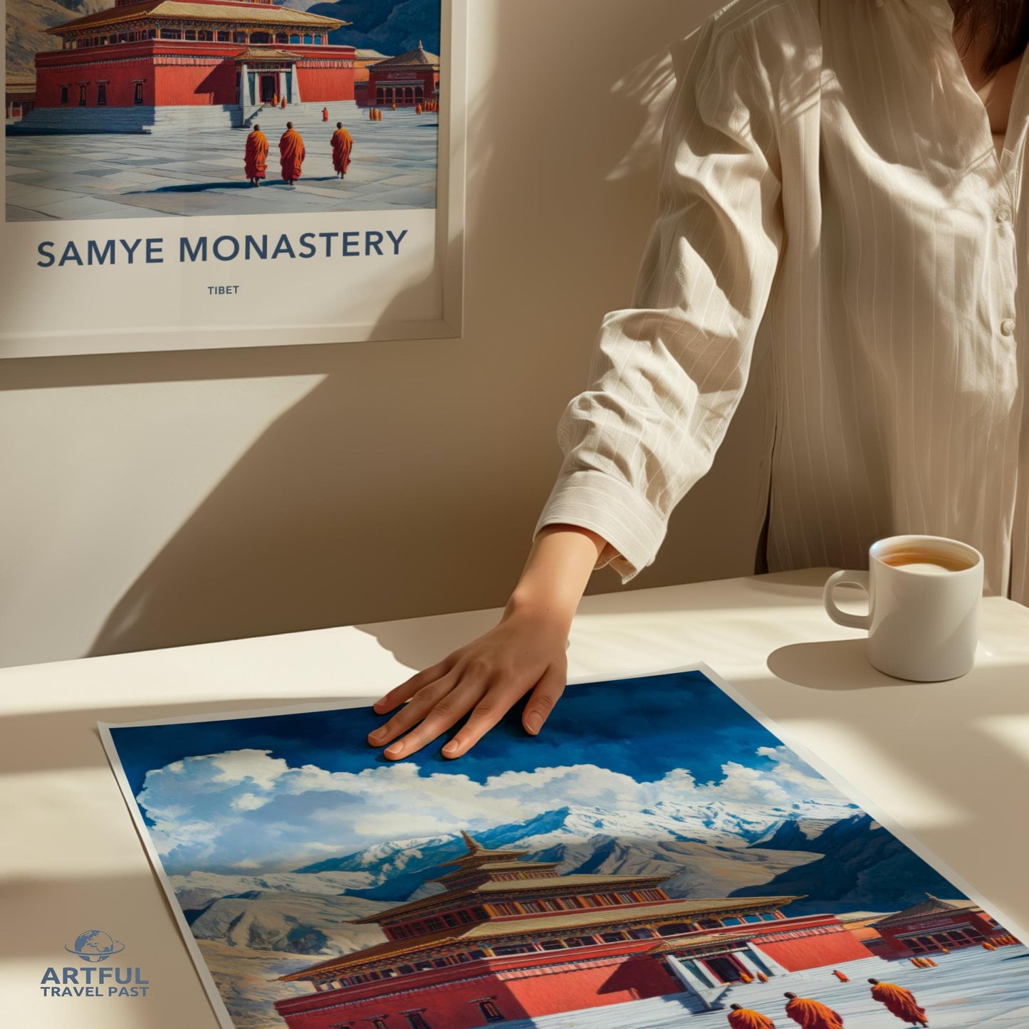 Samye Monastery Poster - Tibet Wall Art