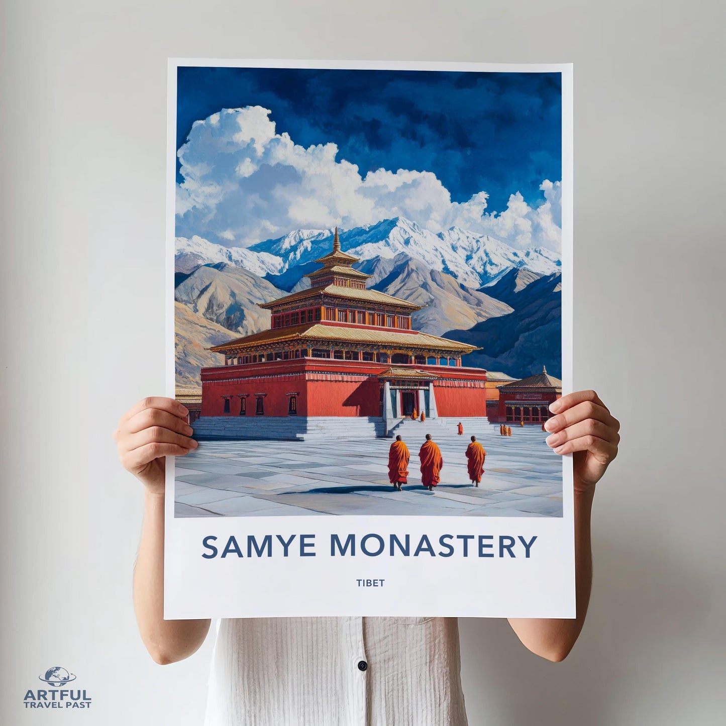 Samye Monastery Poster - Tibet Wall Art