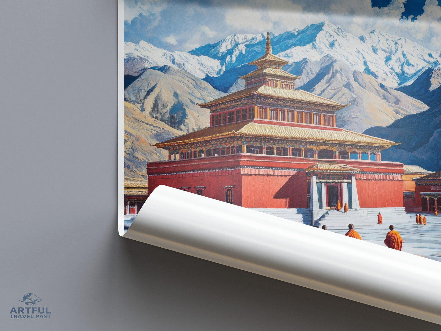 Samye Monastery Poster - Tibet Wall Art