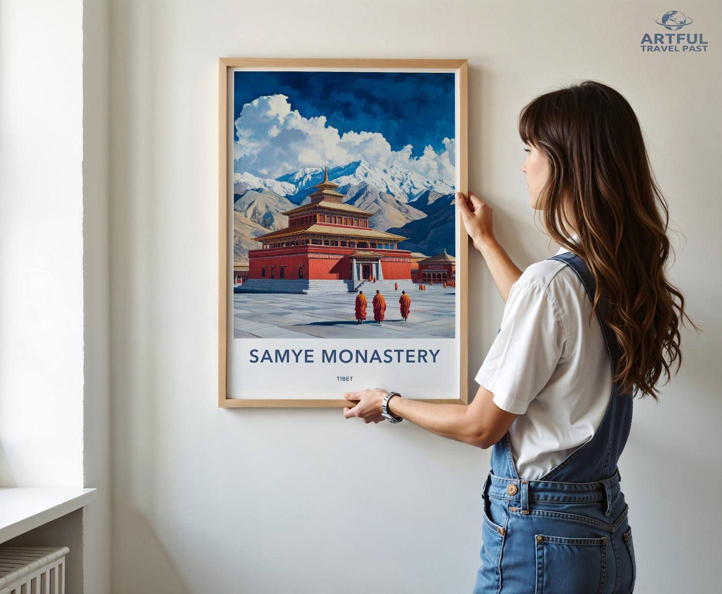Samye Monastery Poster - Tibet Wall Art