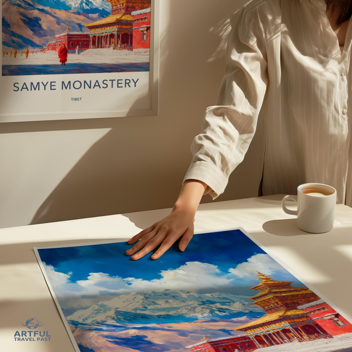 Samye Monastery Poster - Tibet Wall Art