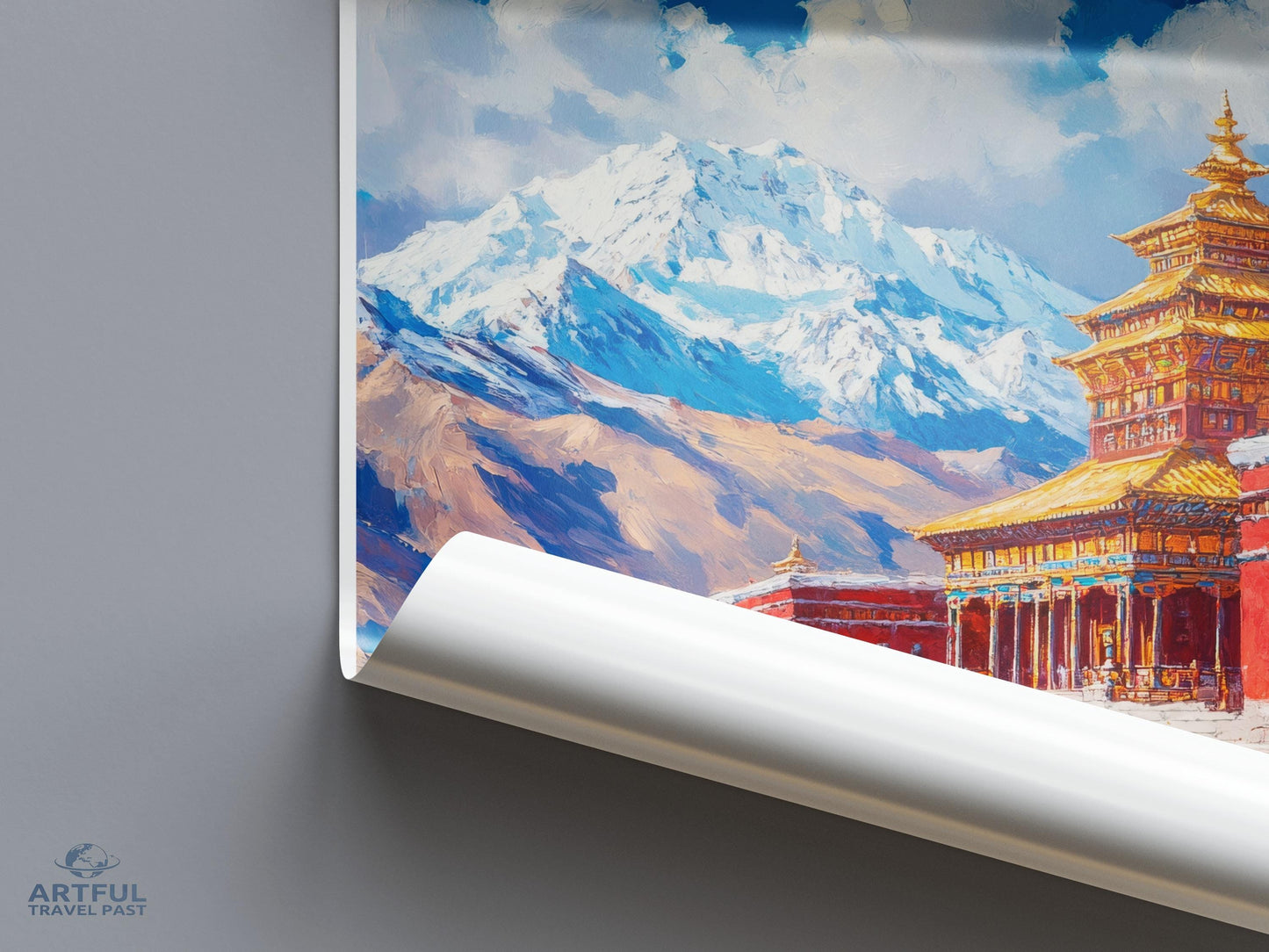 Samye Monastery Poster - Tibet Wall Art