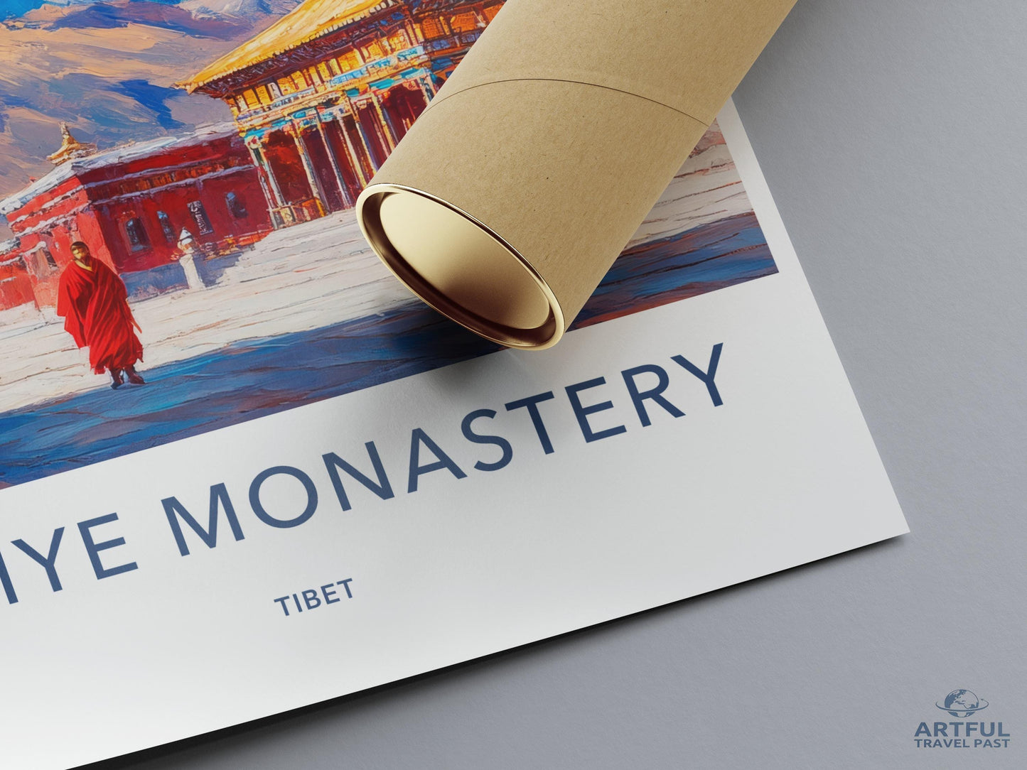 Samye Monastery Poster - Tibet Wall Art