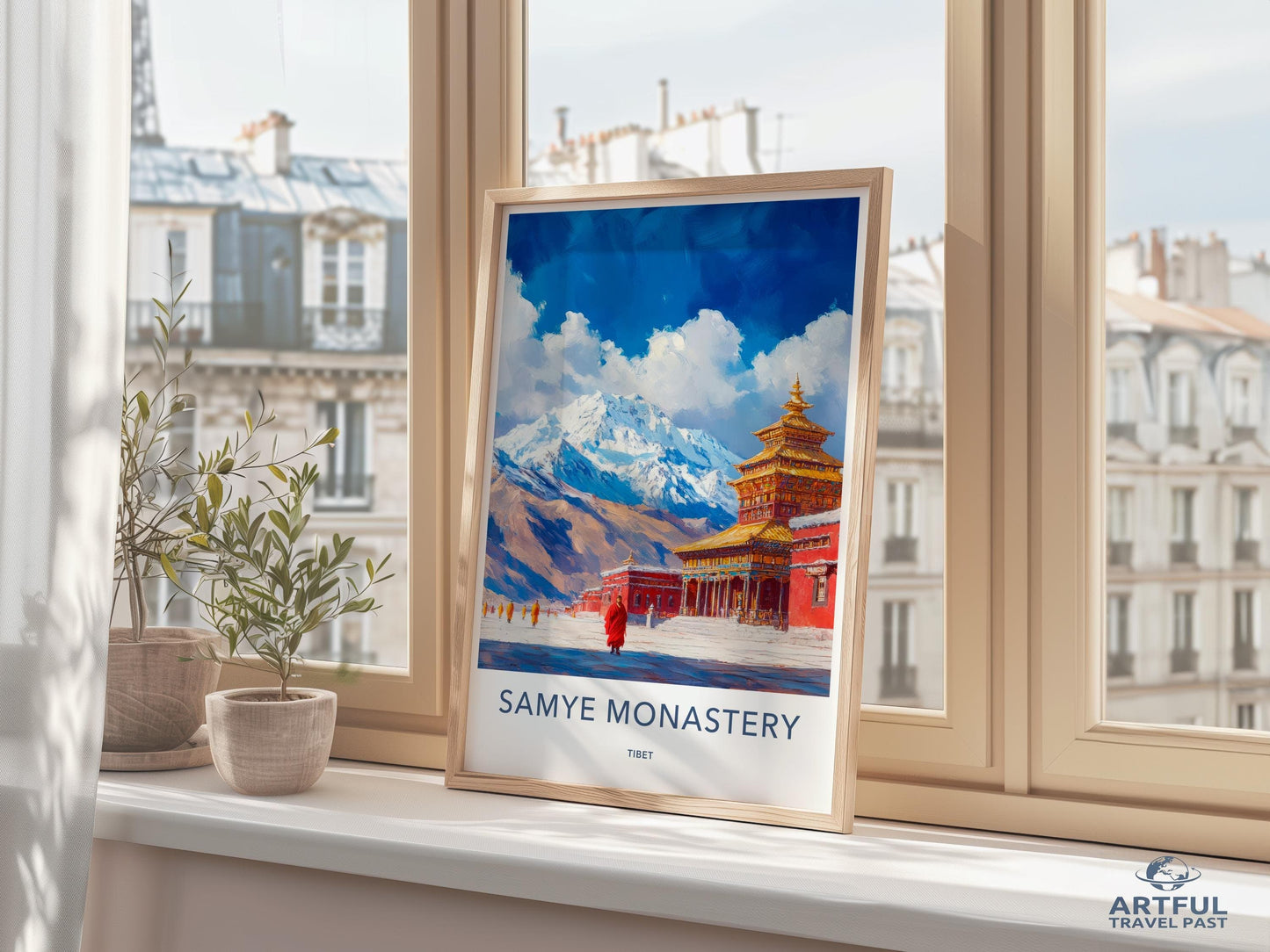Samye Monastery Poster - Tibet Wall Art