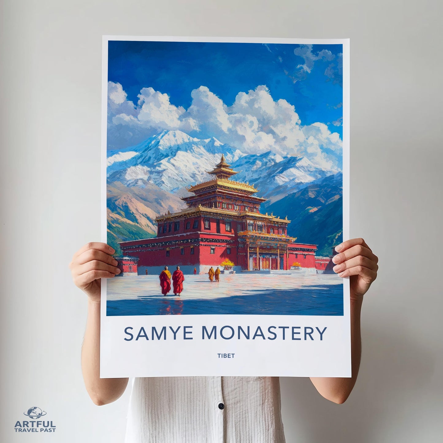 Samye Monastery Poster - Tibet Wall Art