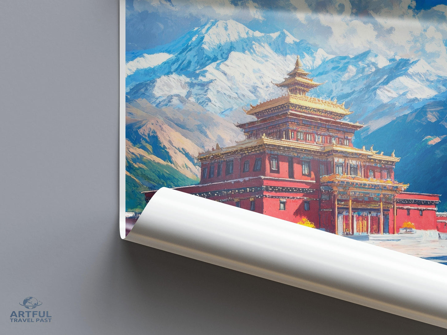 Samye Monastery Poster - Tibet Wall Art