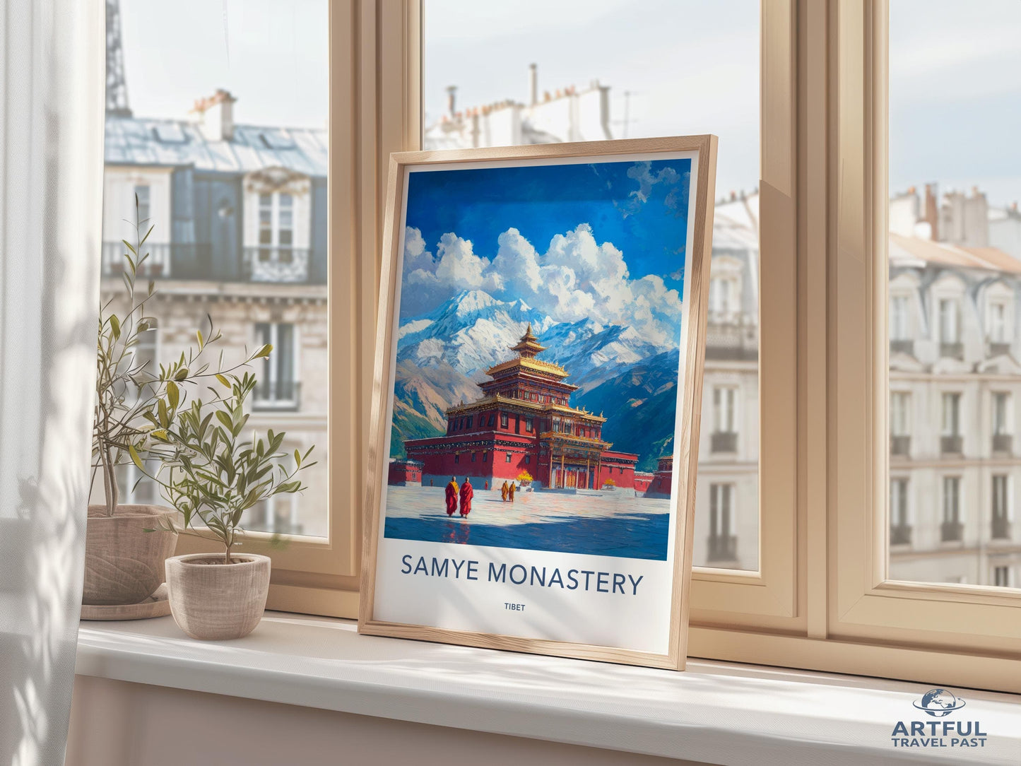 Samye Monastery Poster - Tibet Wall Art