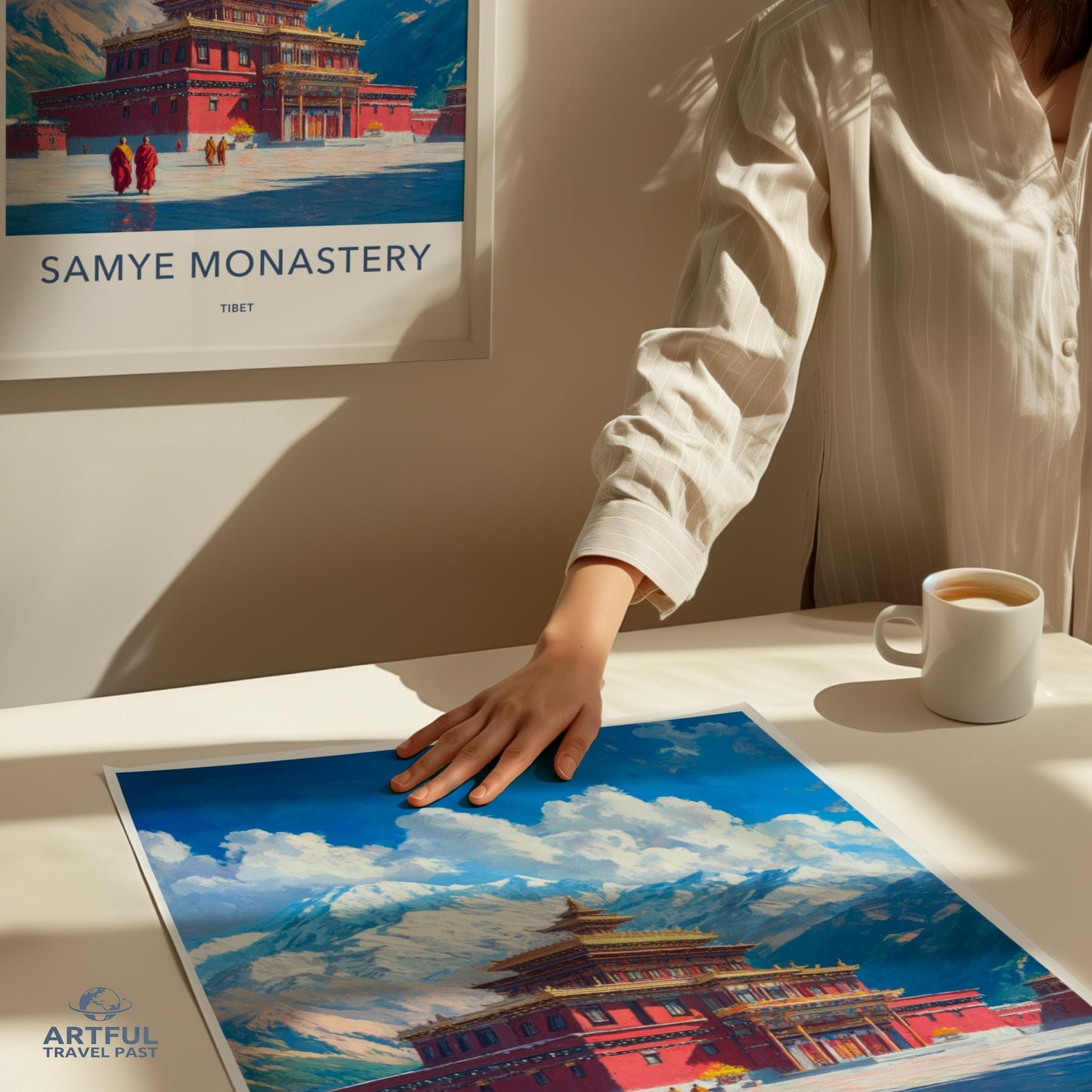Samye Monastery Poster - Tibet Wall Art