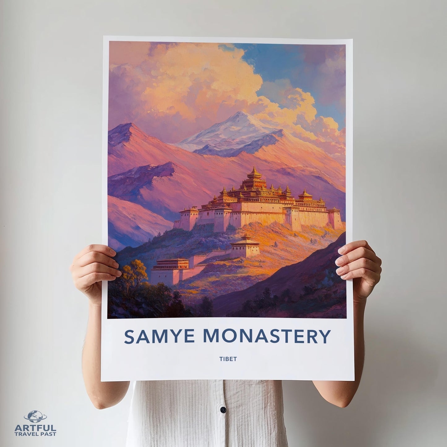 Samye Monastery Poster - Tibet Wall Art