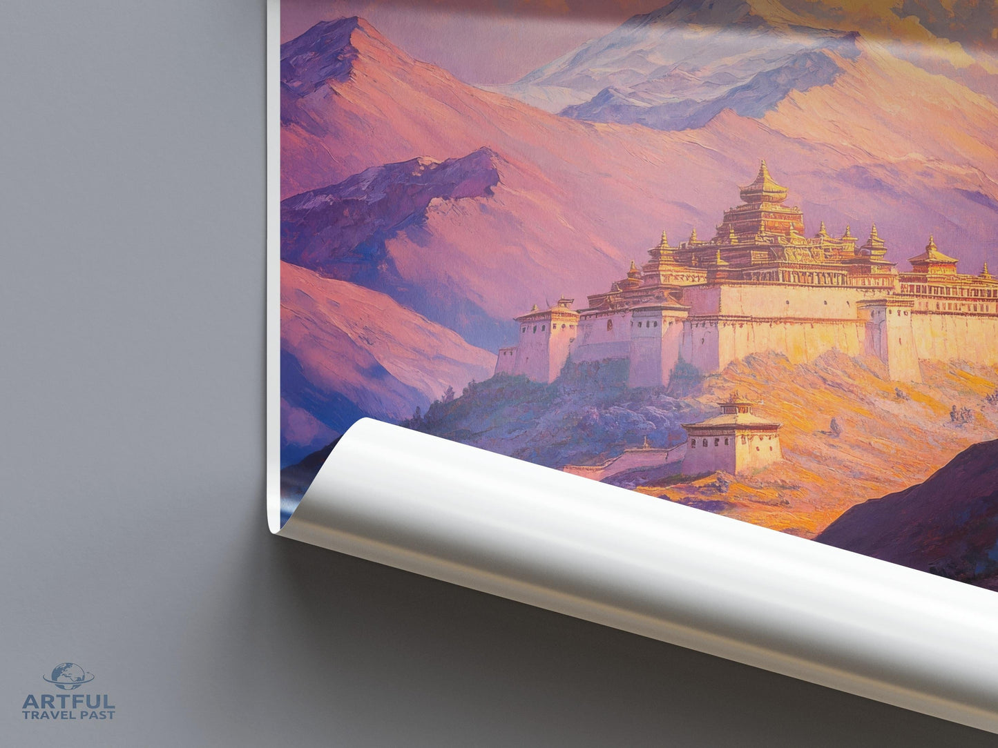 Samye Monastery Poster - Tibet Wall Art