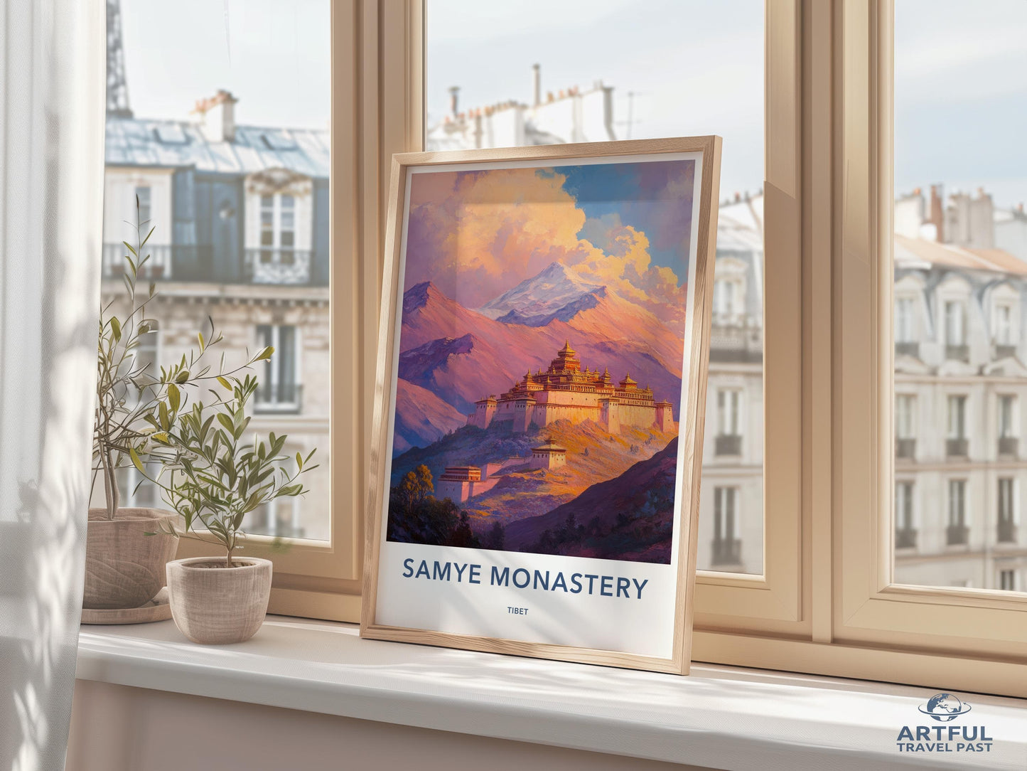 Samye Monastery Poster - Tibet Wall Art