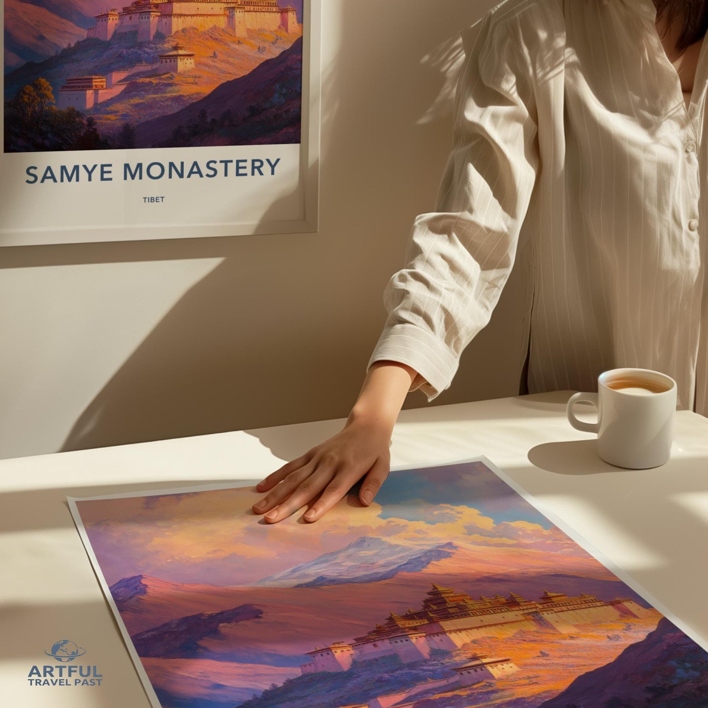 Samye Monastery Poster - Tibet Wall Art