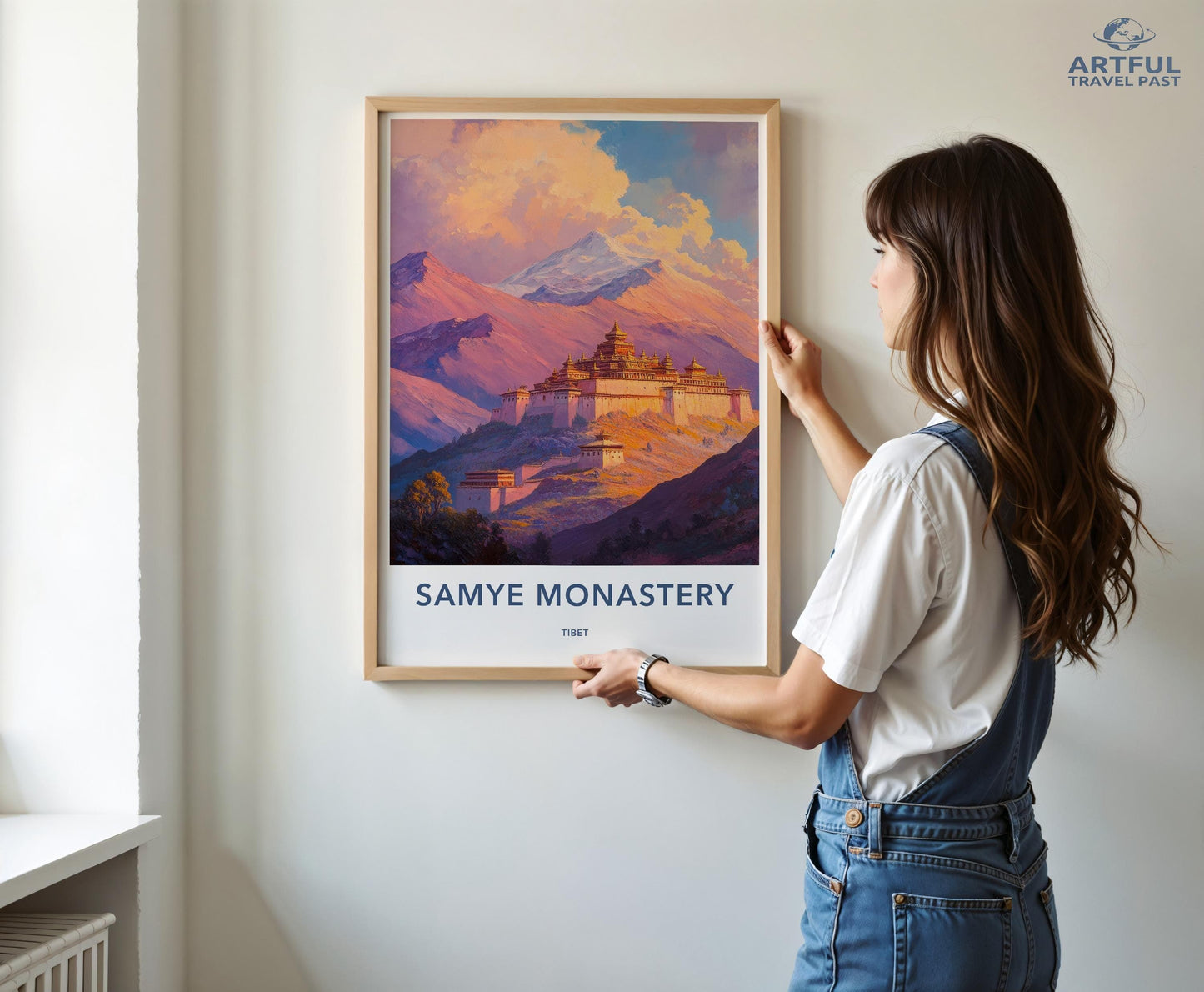 Samye Monastery Poster - Tibet Wall Art