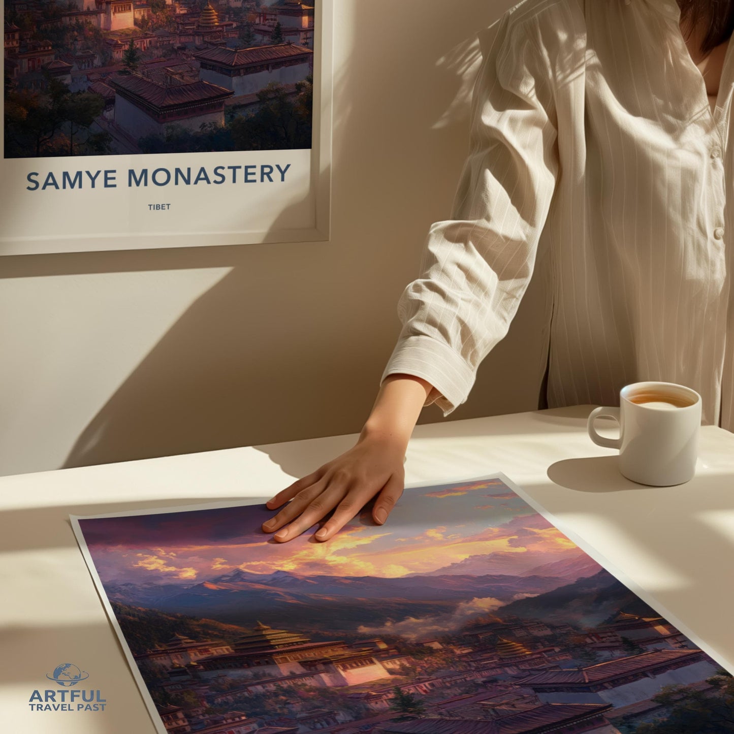 Samye Monastery Poster - Tibet Wall Art