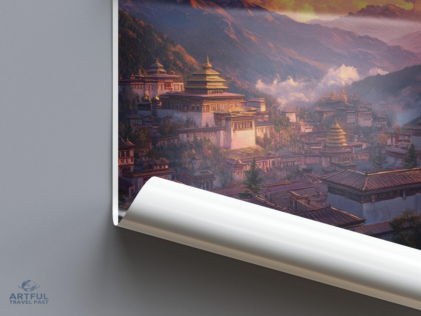 Samye Monastery Poster - Tibet Wall Art