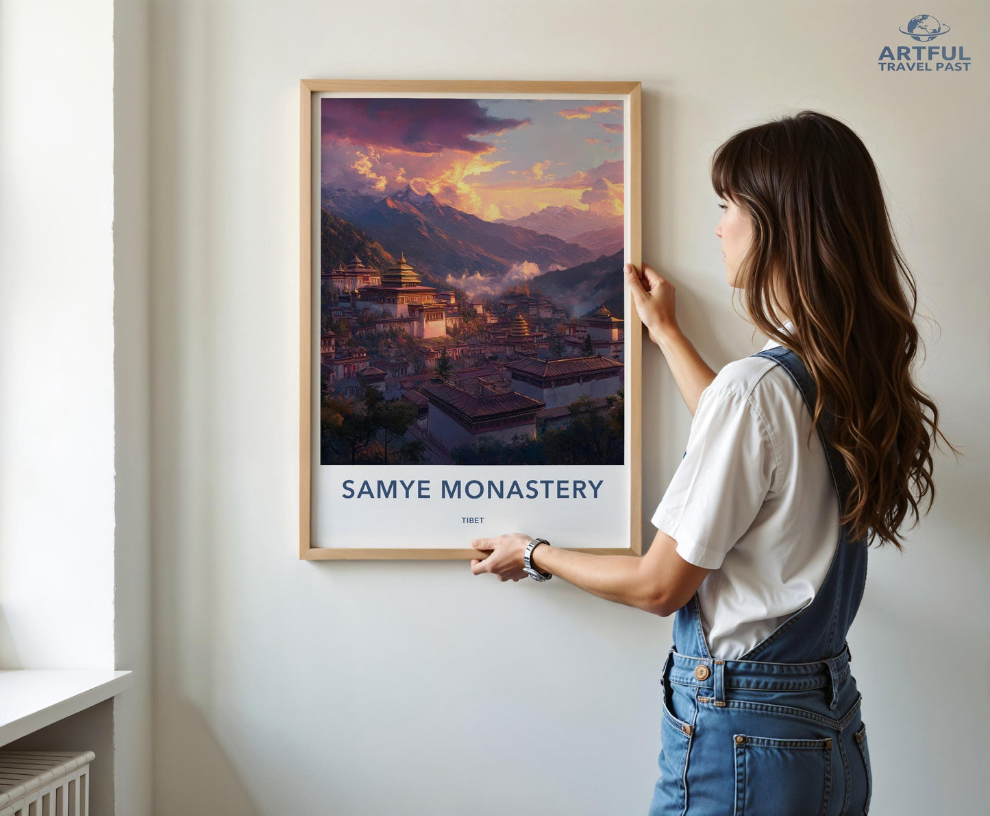 Samye Monastery Poster - Tibet Wall Art