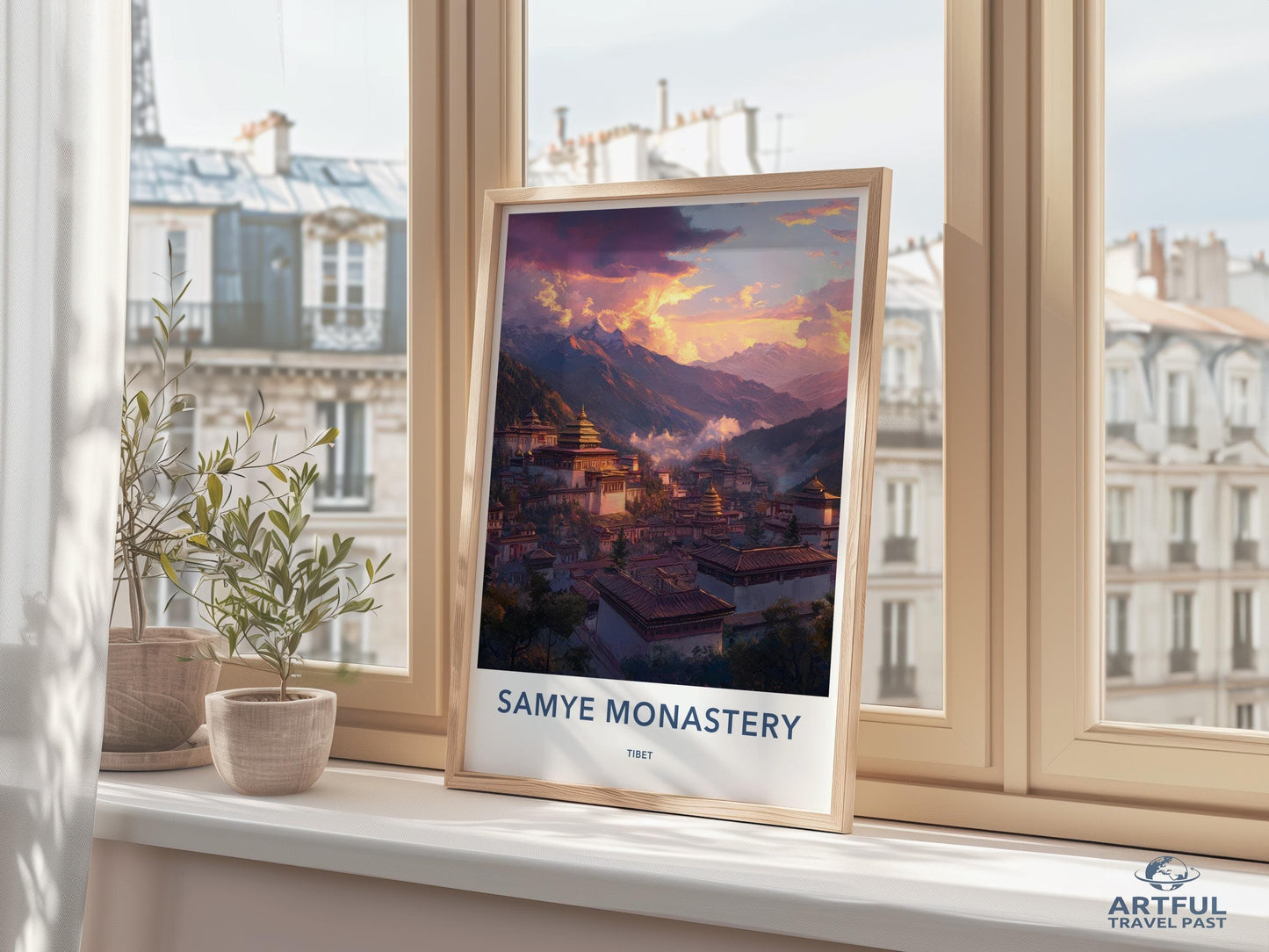 Samye Monastery Poster - Tibet Wall Art