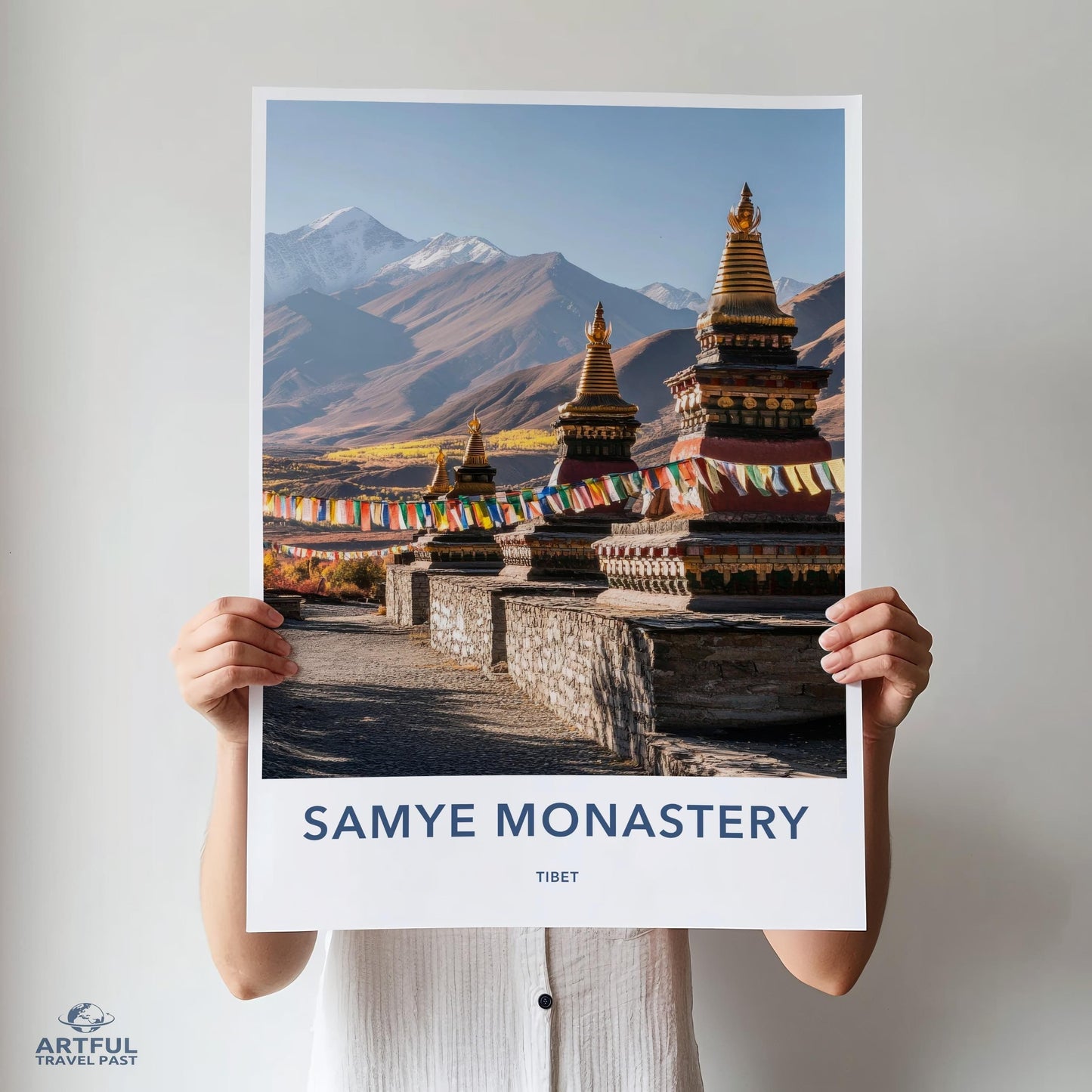 Samye Monastery Poster - Tibet Wall Art