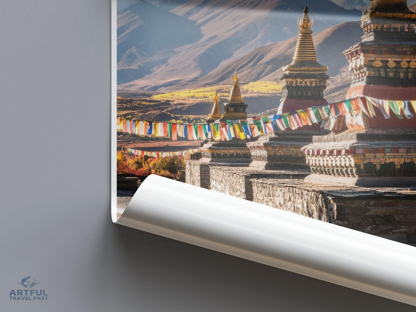 Samye Monastery Poster - Tibet Wall Art