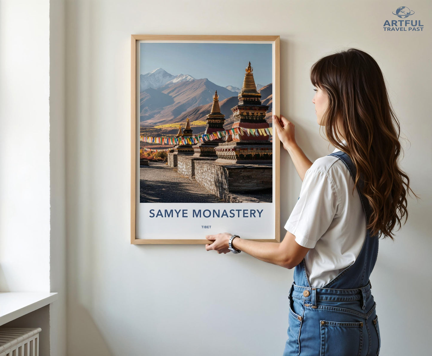 Samye Monastery Poster - Tibet Wall Art