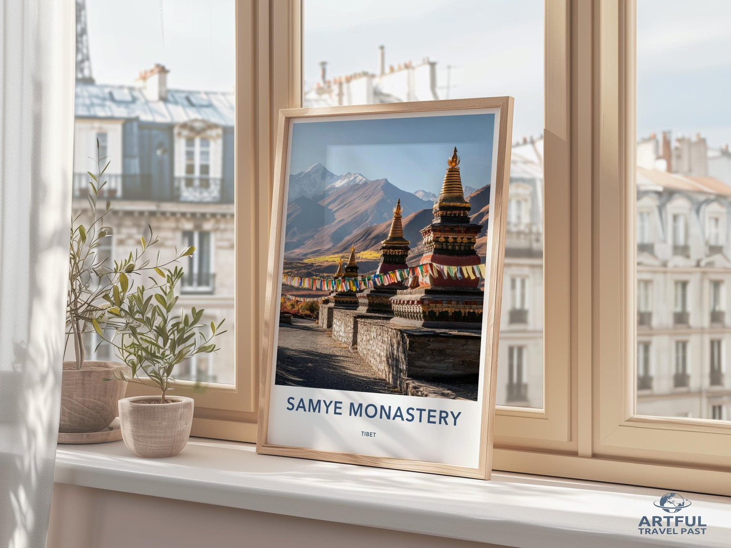 Samye Monastery Poster - Tibet Wall Art