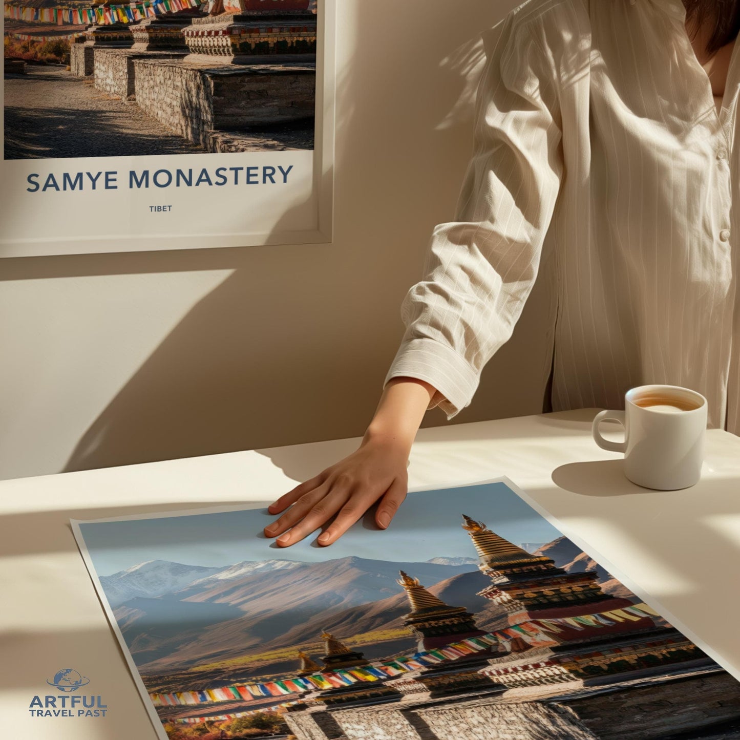 Samye Monastery Poster - Tibet Wall Art