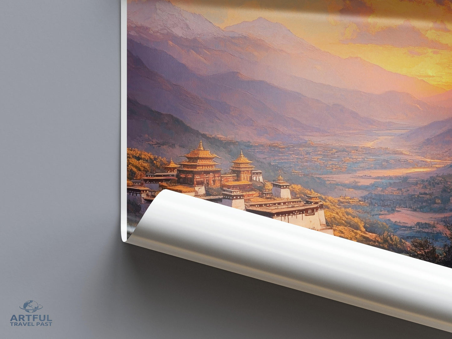 Samye Monastery Poster - Tibet Wall Art
