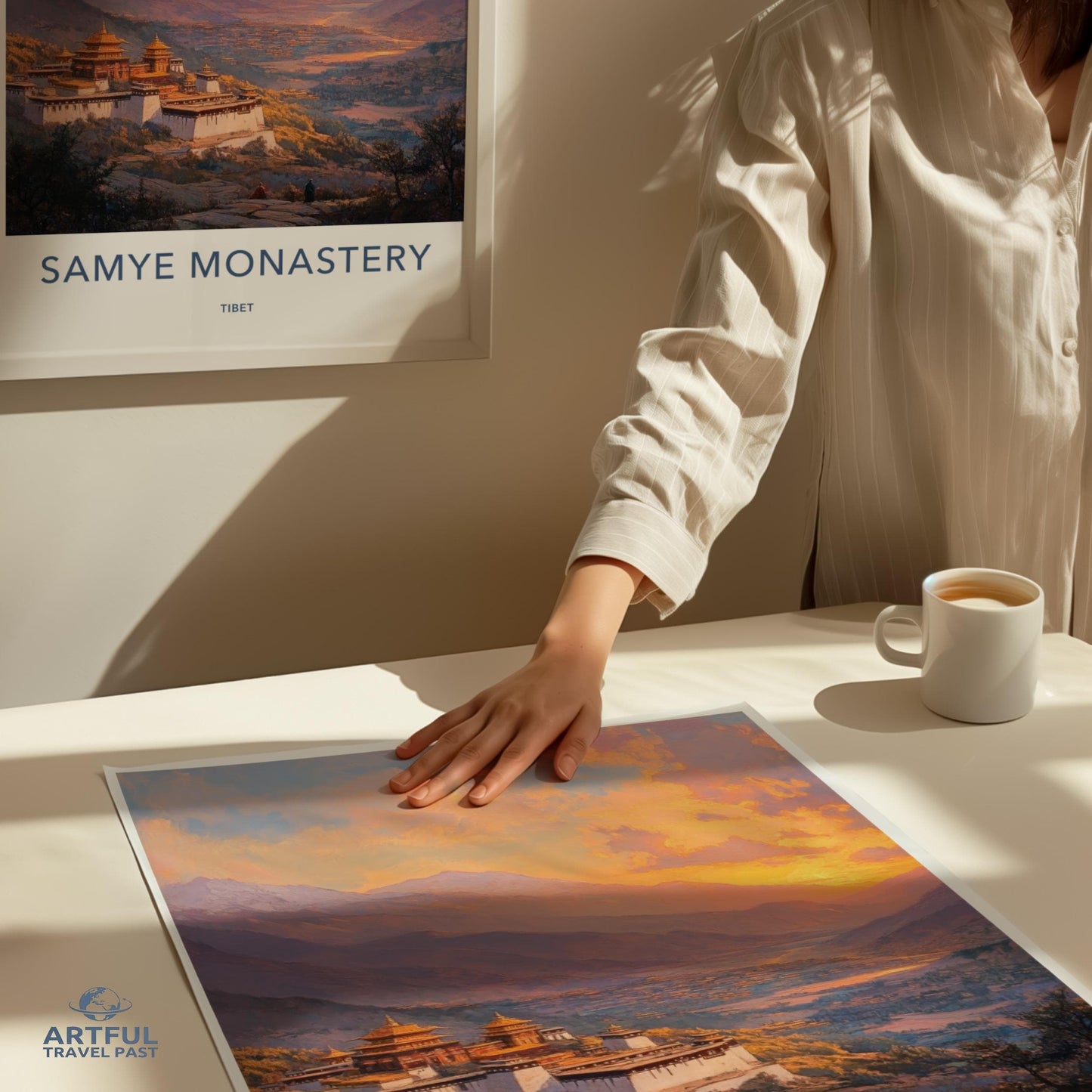 Samye Monastery Poster - Tibet Wall Art