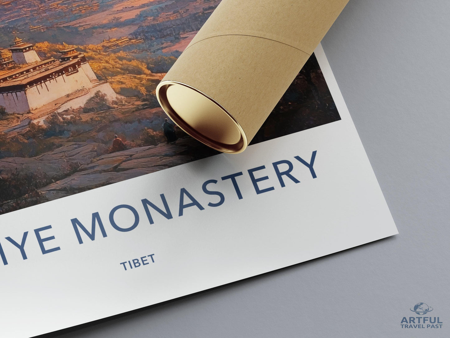 Samye Monastery Poster - Tibet Wall Art