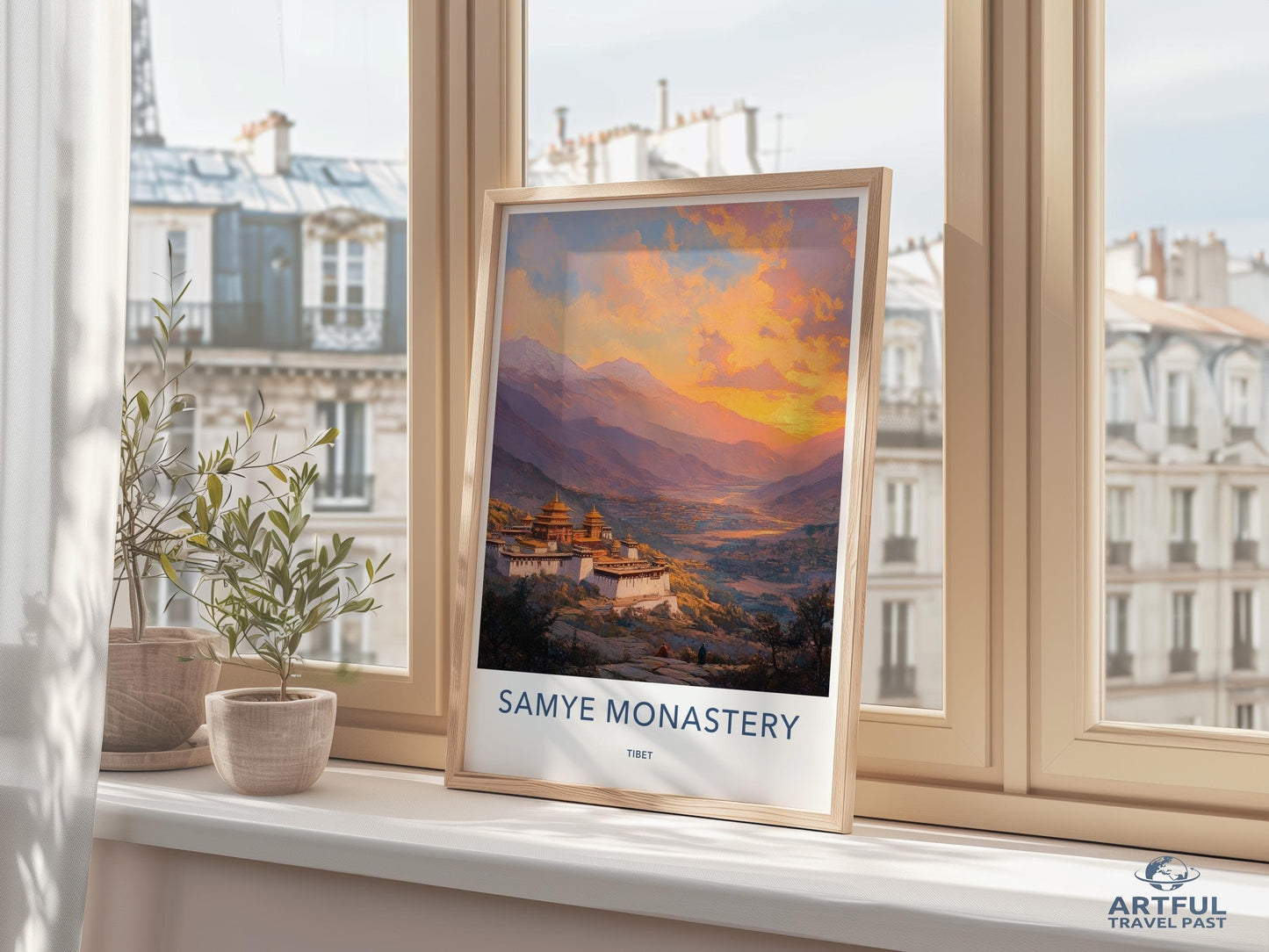 Samye Monastery Poster - Tibet Wall Art