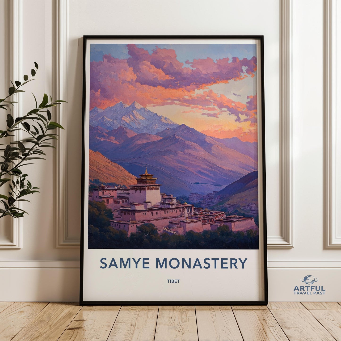 Samye Monastery Poster - Tibet Wall Art