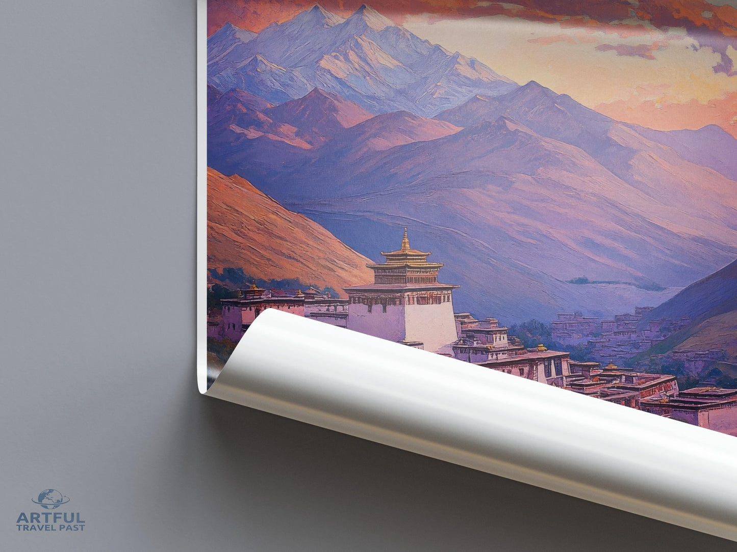 Samye Monastery Poster - Tibet Wall Art