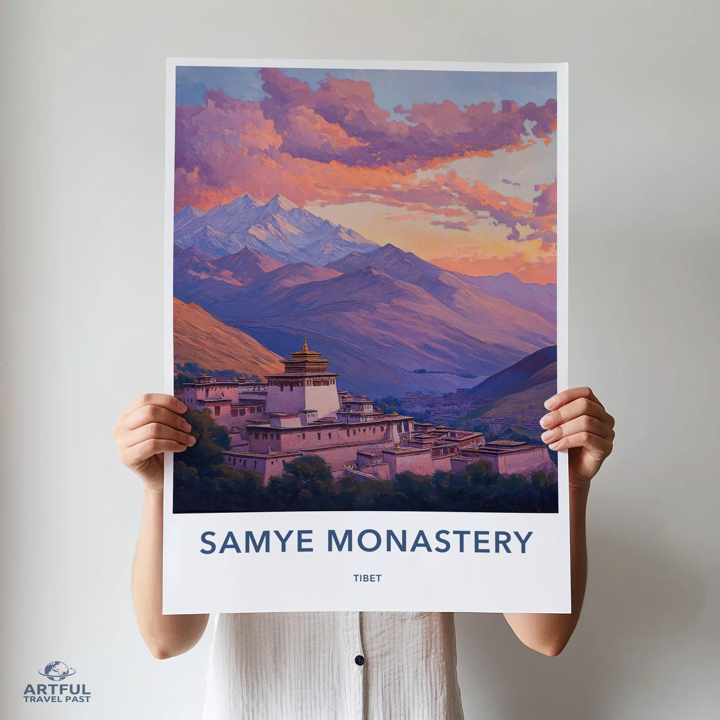 Samye Monastery Poster - Tibet Wall Art