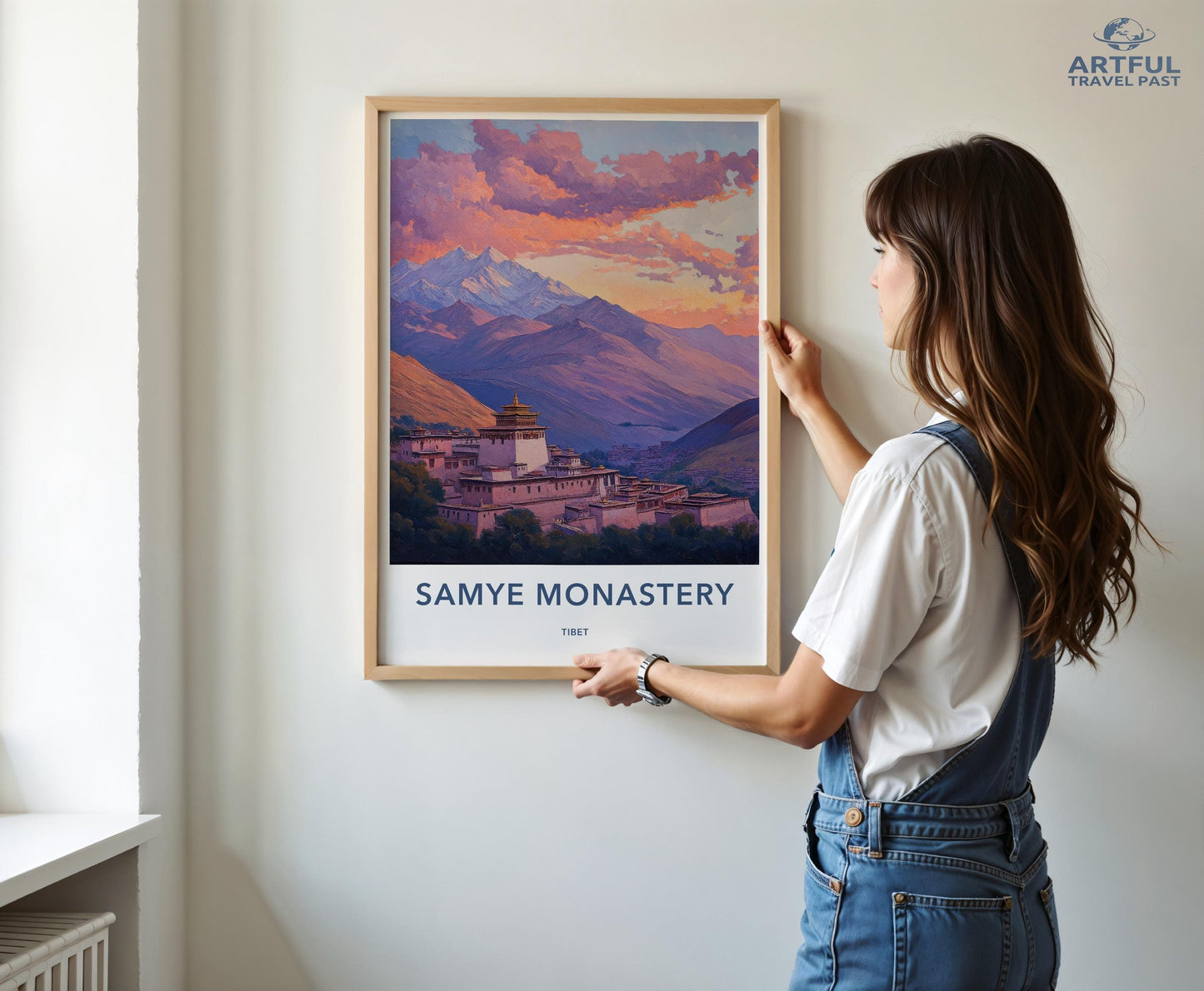 Samye Monastery Poster - Tibet Wall Art