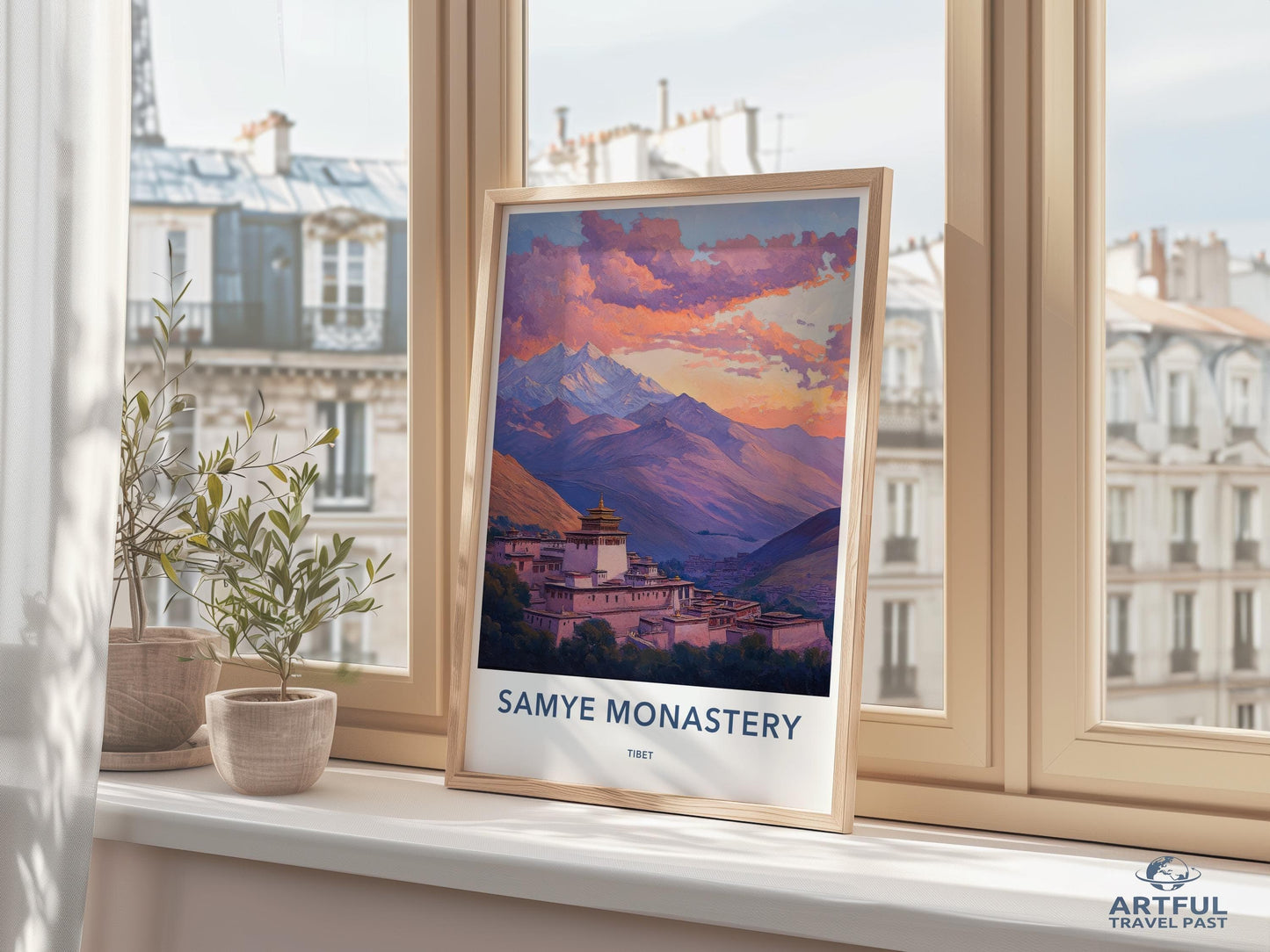 Samye Monastery Poster - Tibet Wall Art