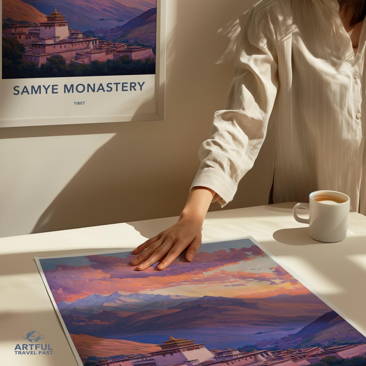 Samye Monastery Poster - Tibet Wall Art