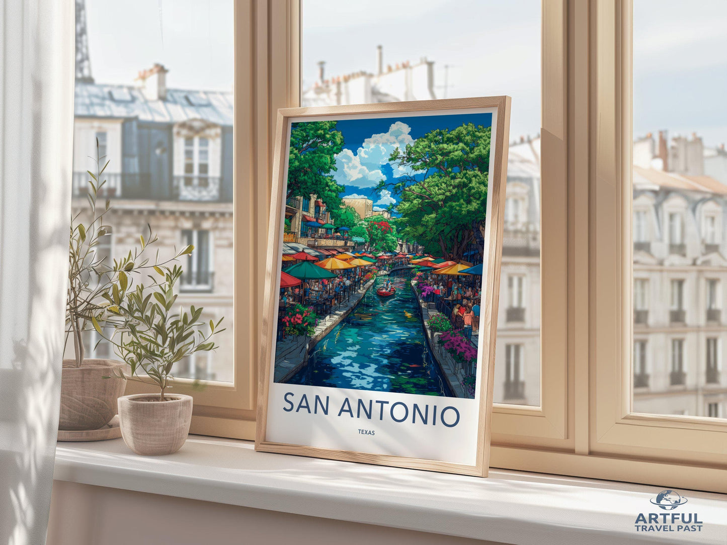 San Antonio Poster - Texas Wall Art