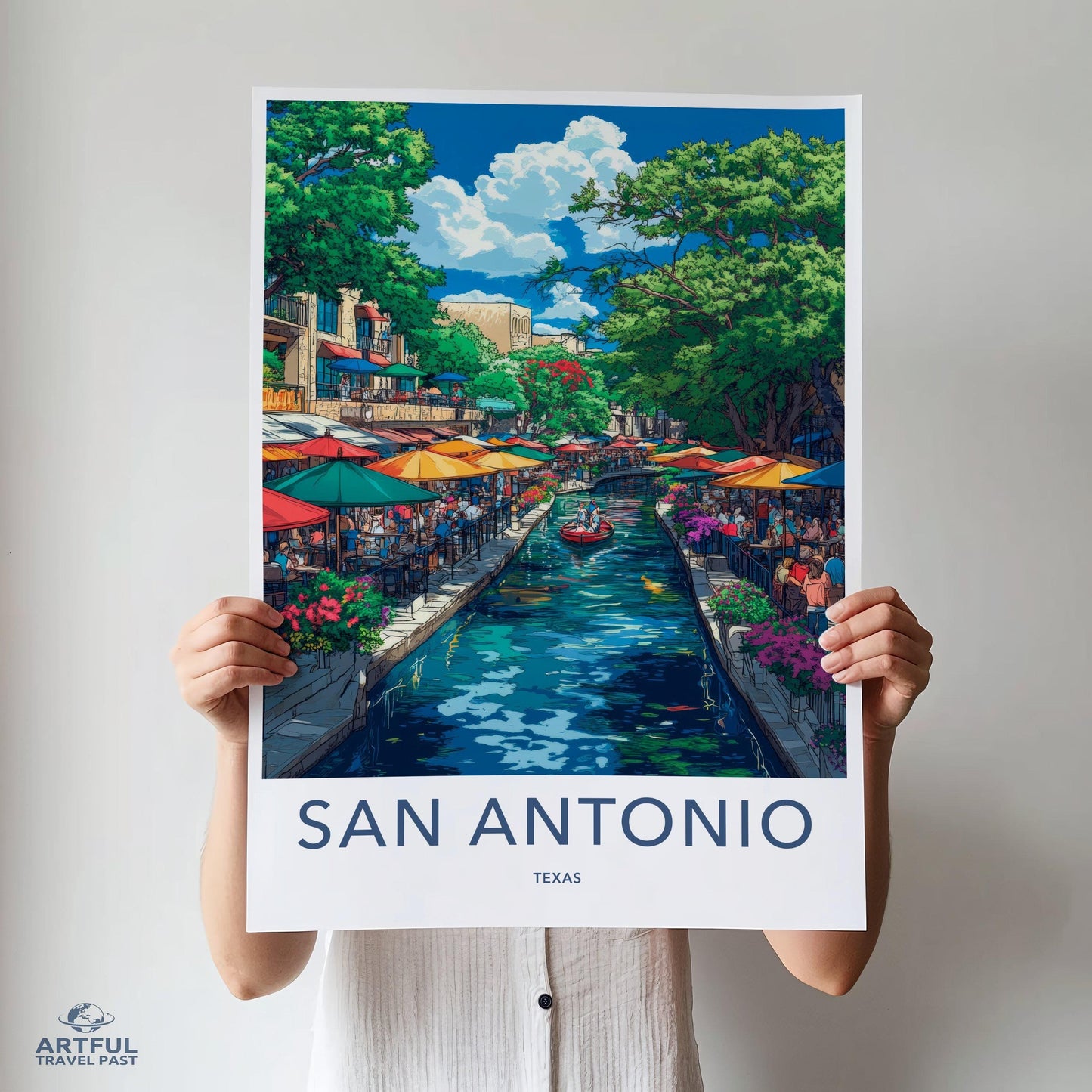 San Antonio Poster - Texas Wall Art