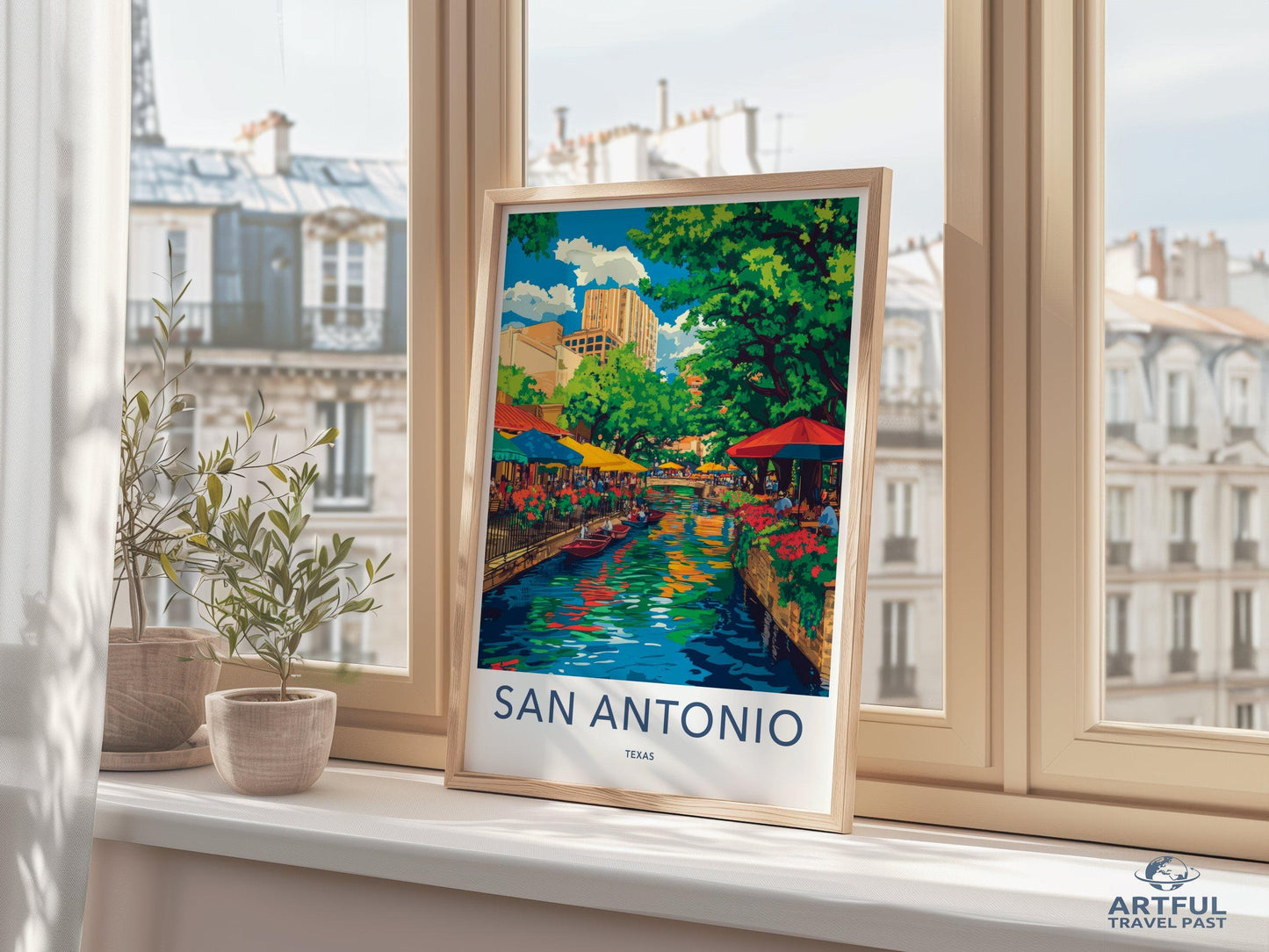 San Antonio Poster - Texas Wall Art