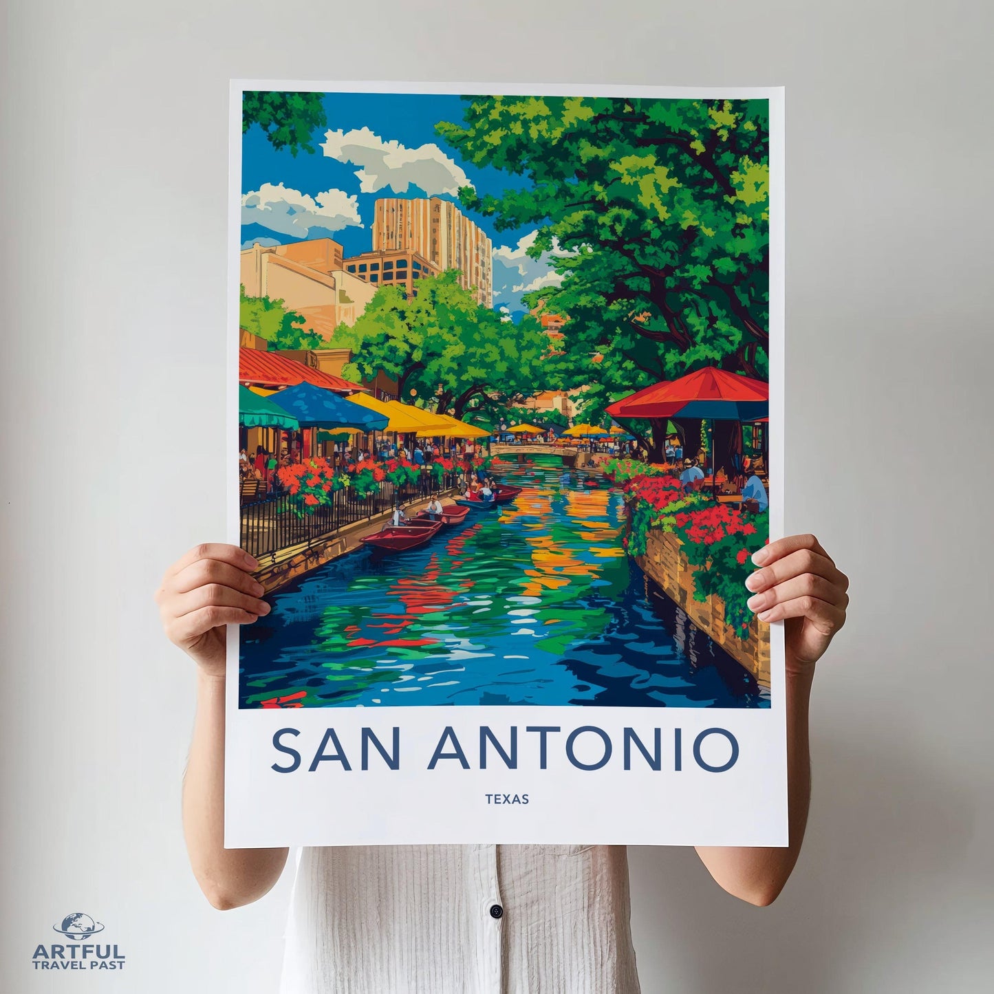 San Antonio Poster - Texas Wall Art
