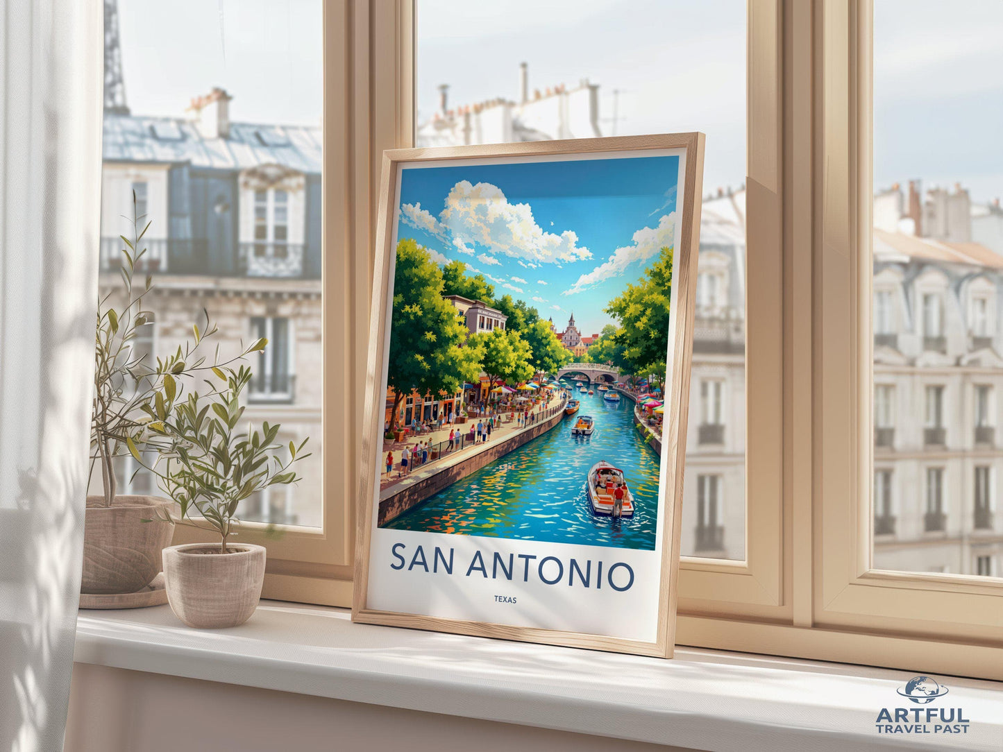 San Antonio Poster - Texas Wall Art